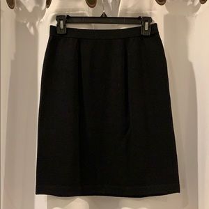 Black St.John knit skirt